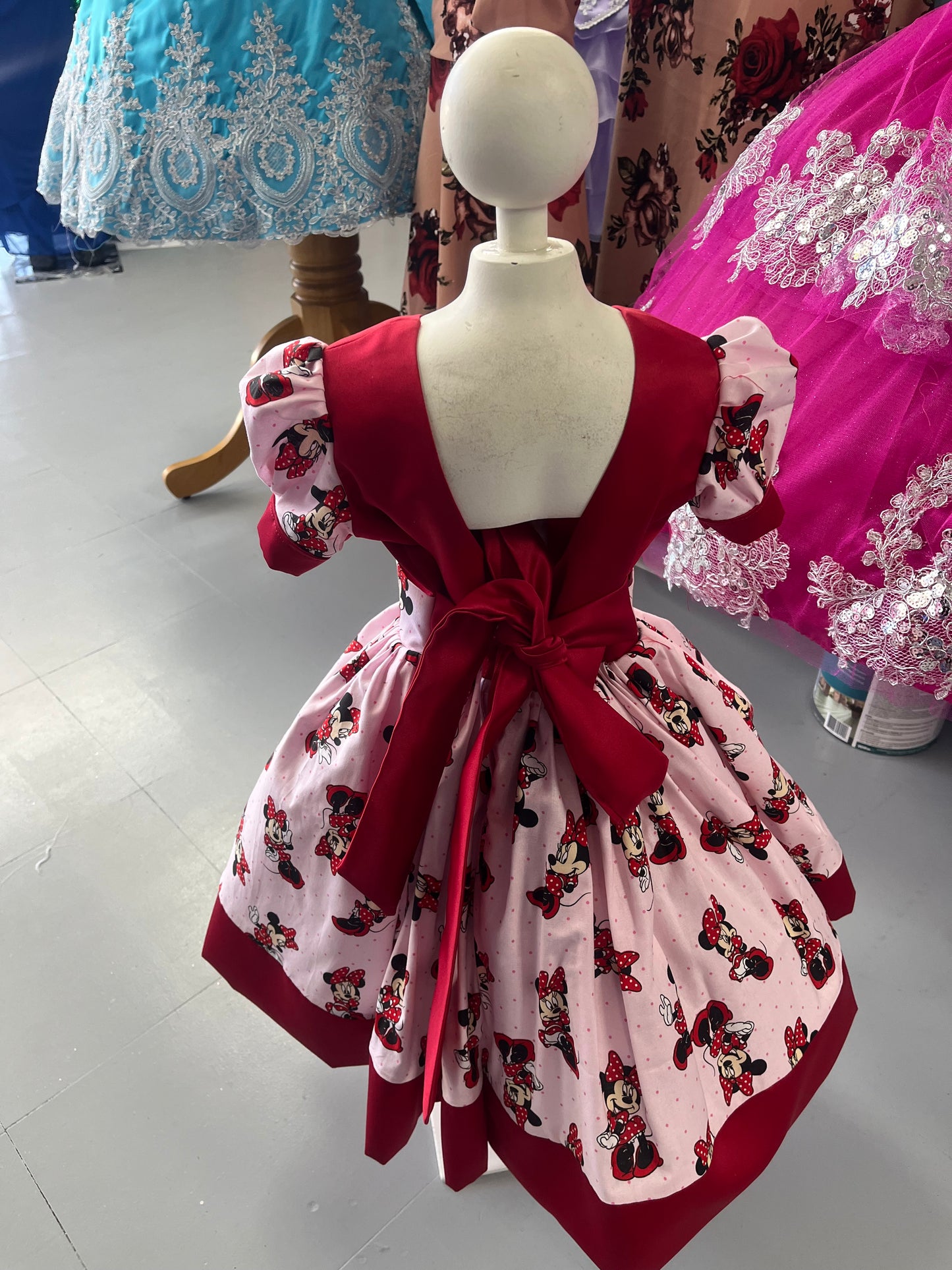 Vestido de niña de la mini