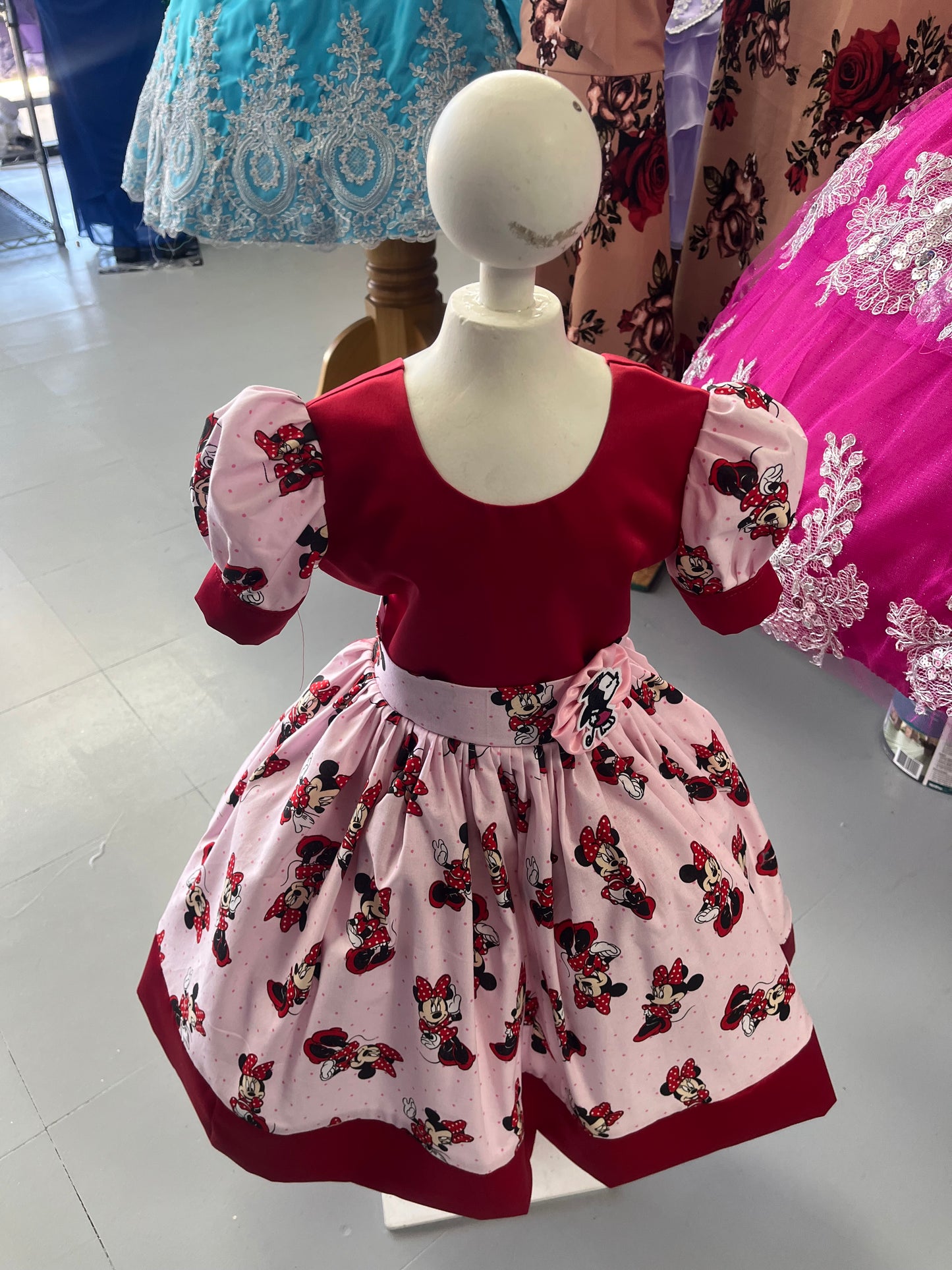 Vestido de niña de la mini